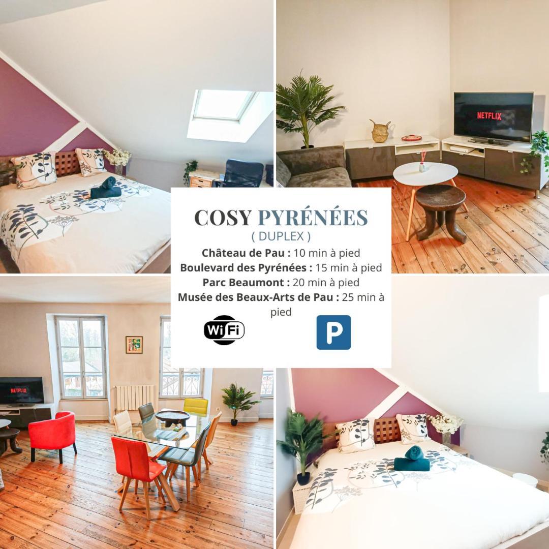 Cosy Pyrenees - 2Ch - Vue Sur Le Chateau & Garage Pau Exterior foto